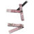 Woof White Harness & Leash Set - Pink