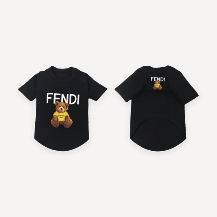 Bear Logo dog tee inspired by Fendi view 10