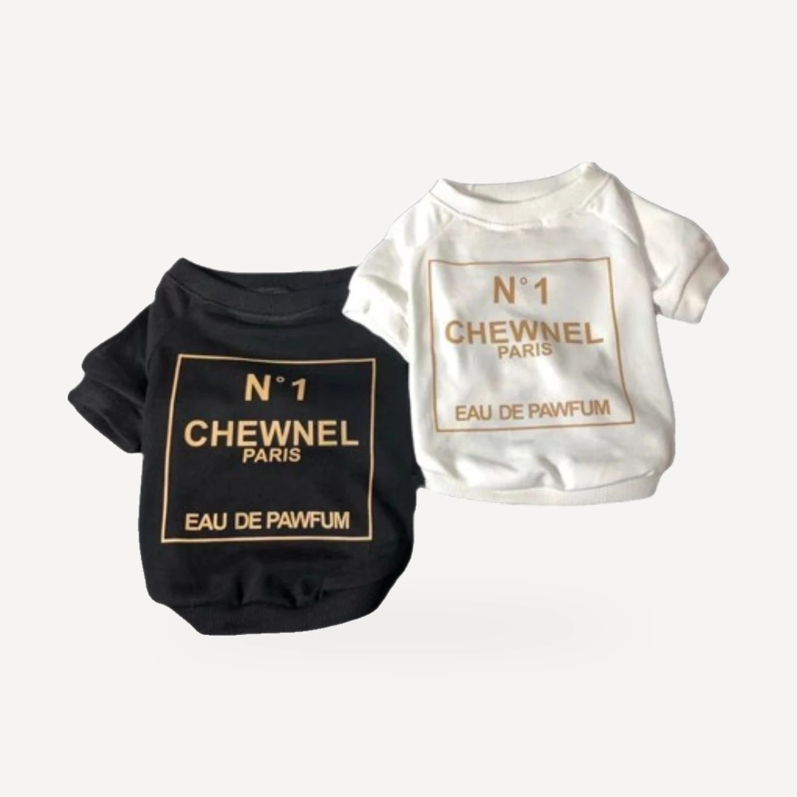 Eau De Pawfum dog shirt inspired by Chanel