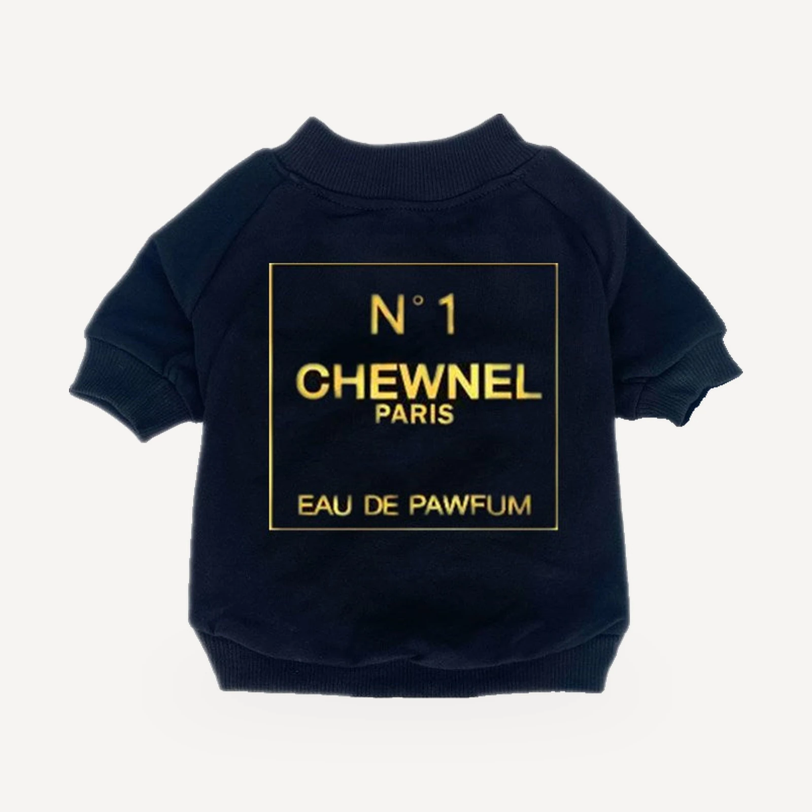 Eau De Pawfum dog shirt inspired by Chanel view 5