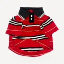 Stripe dog polo inspired by Burberry view 5