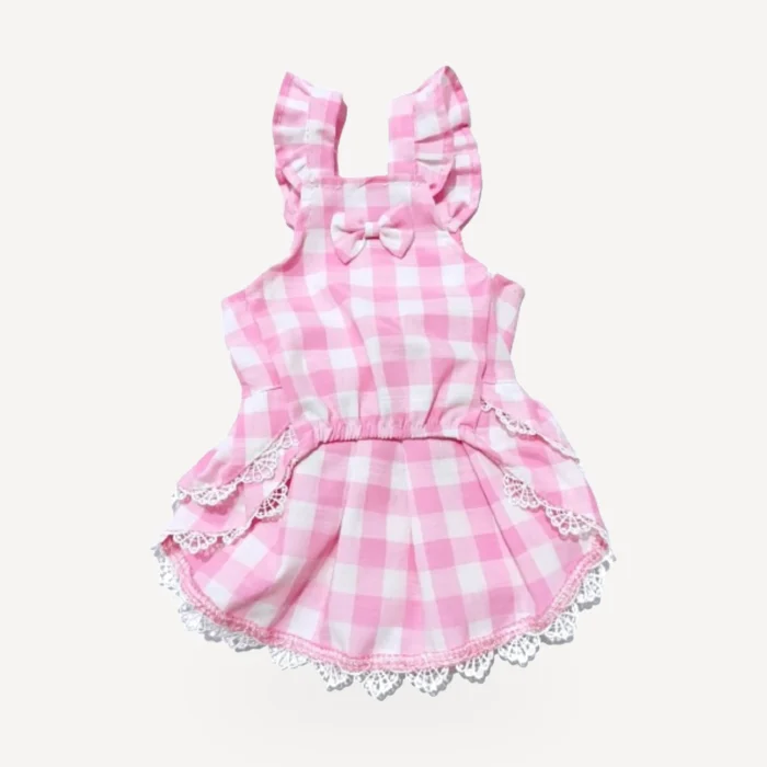 Pink Pupparazzi Designer dog dress view 2