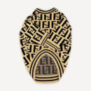 Monogram Knit dog sweater inspired by Fendi
