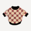 Hairmes H Monogram Knit dog sweater