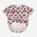 Faux Fur Sherpa-Lined Pullover dog apparel inspired by Louis Vuitton view 4