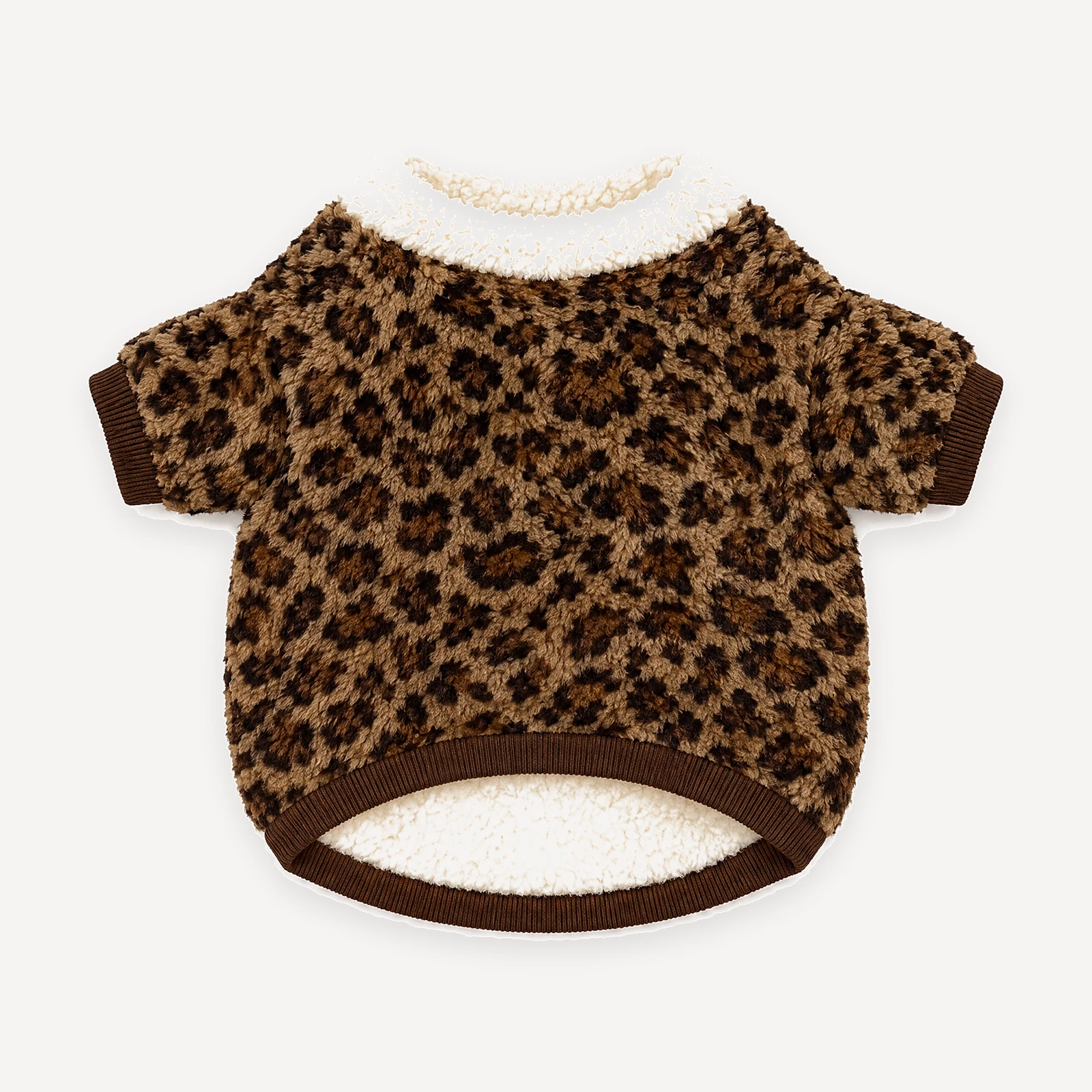 Faux Fur Sherpa-Lined Pullover dog apparel inspired by Louis Vuitton view 5