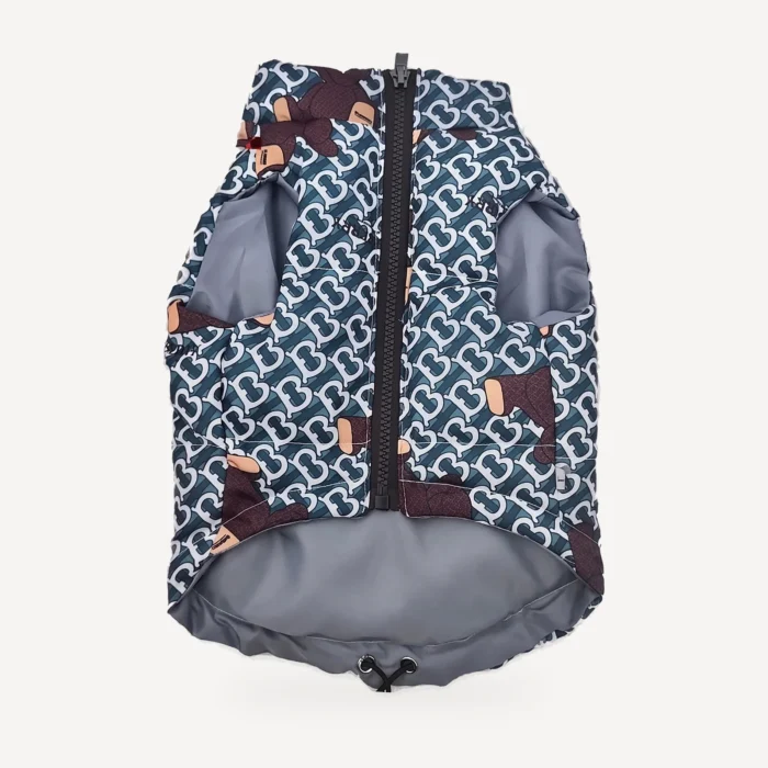 Furberry Teal Bear Puffer Vest