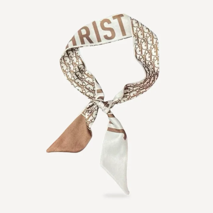 Logo Neckerchief dog apparel inspired by Dior view 2