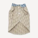 Oblique Denim dog jacket inspired by Dior view 4