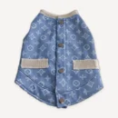 Monogram Lined dog vest inspired by Louis Vuitton view 2