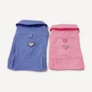 Triangle Badge Denim dog vest inspired by Prada view 5