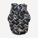 Chain Link Print Hooded dog jumpsuit view 3