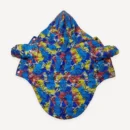 Abstract Print dog puffer inspired by Louis Vuitton view 6