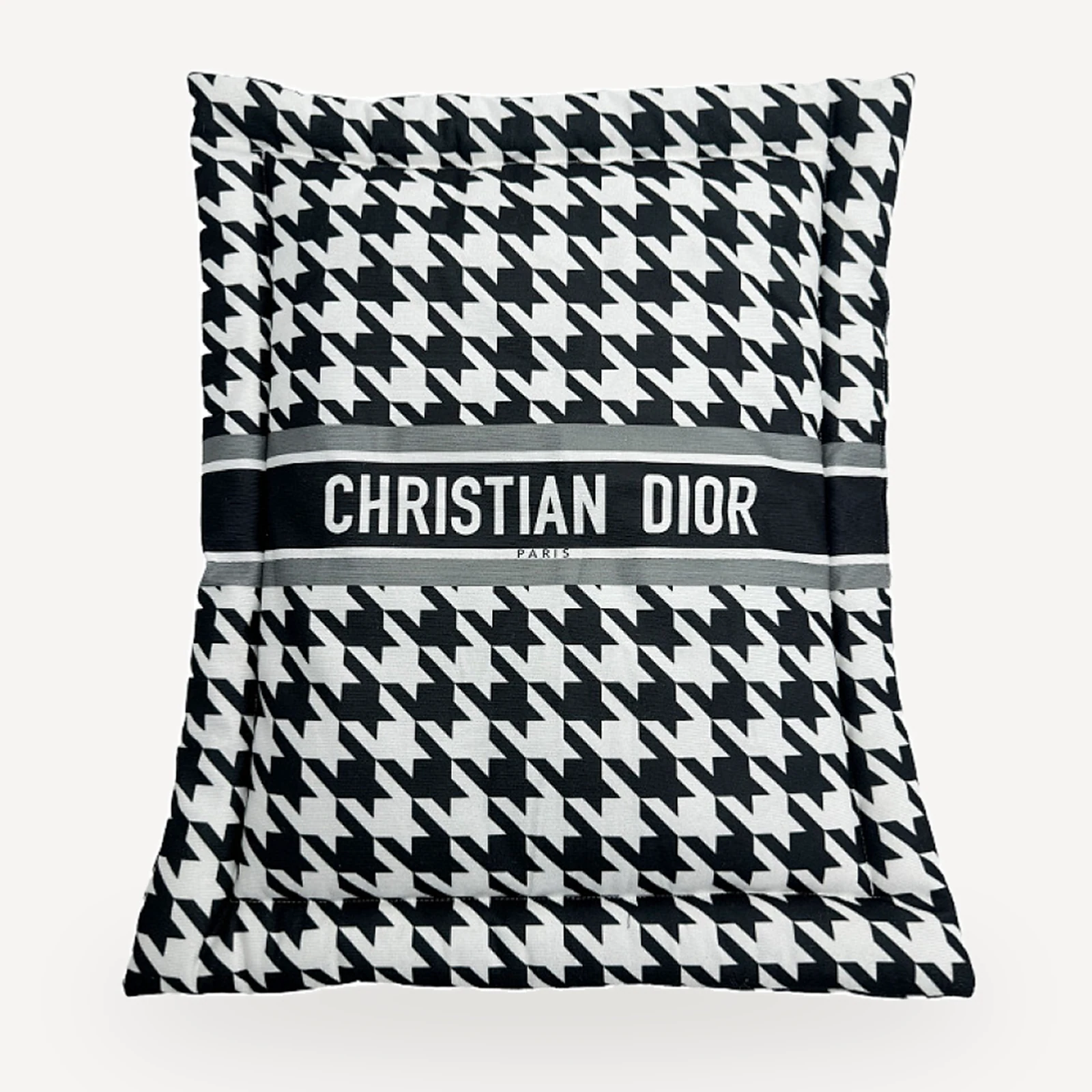 Houndstooth Dog Cushion dog apparel inspired by Dior
