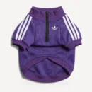 Adidog Half-Zip Track Jacket in purple