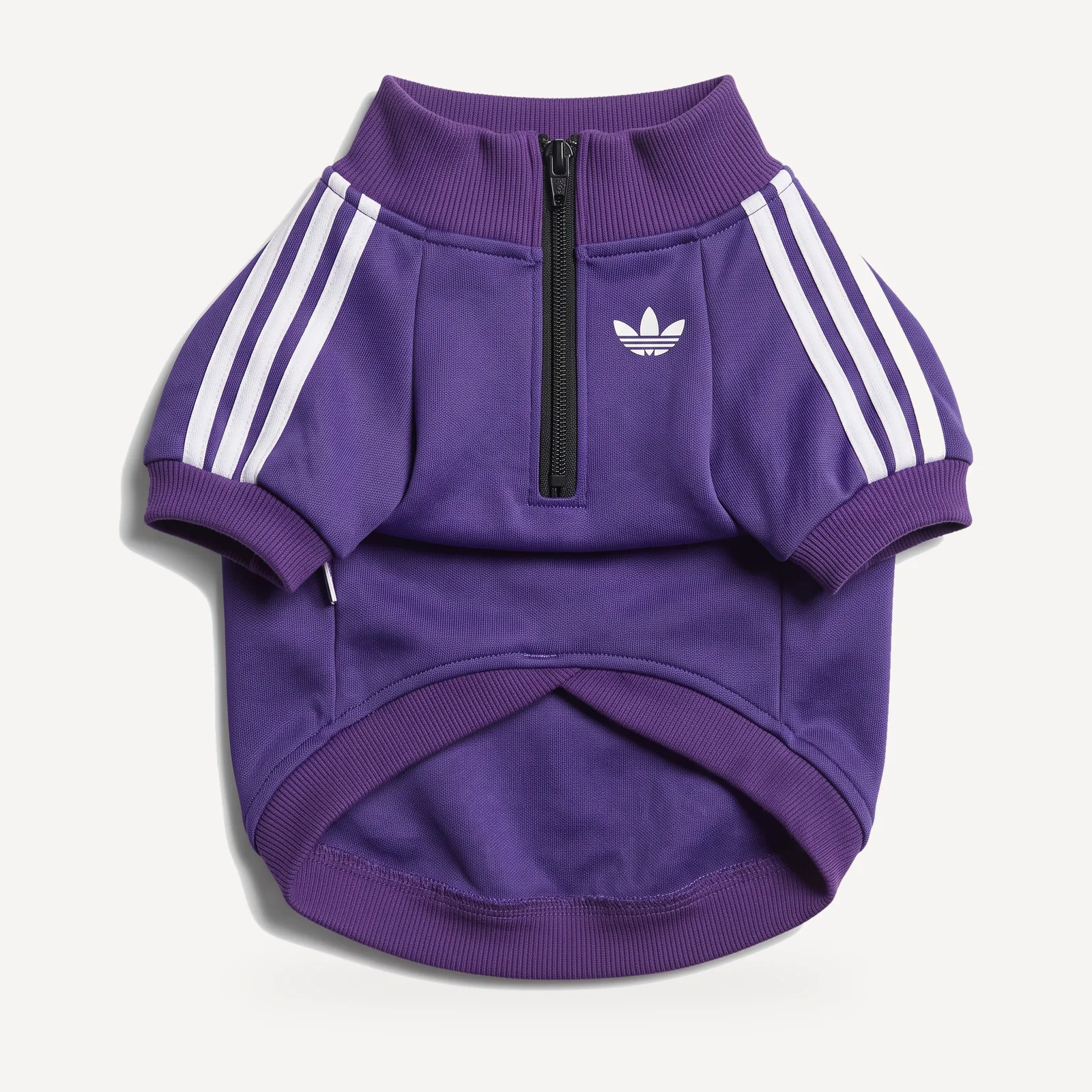 Adidog Half-Zip Track Jacket in purple