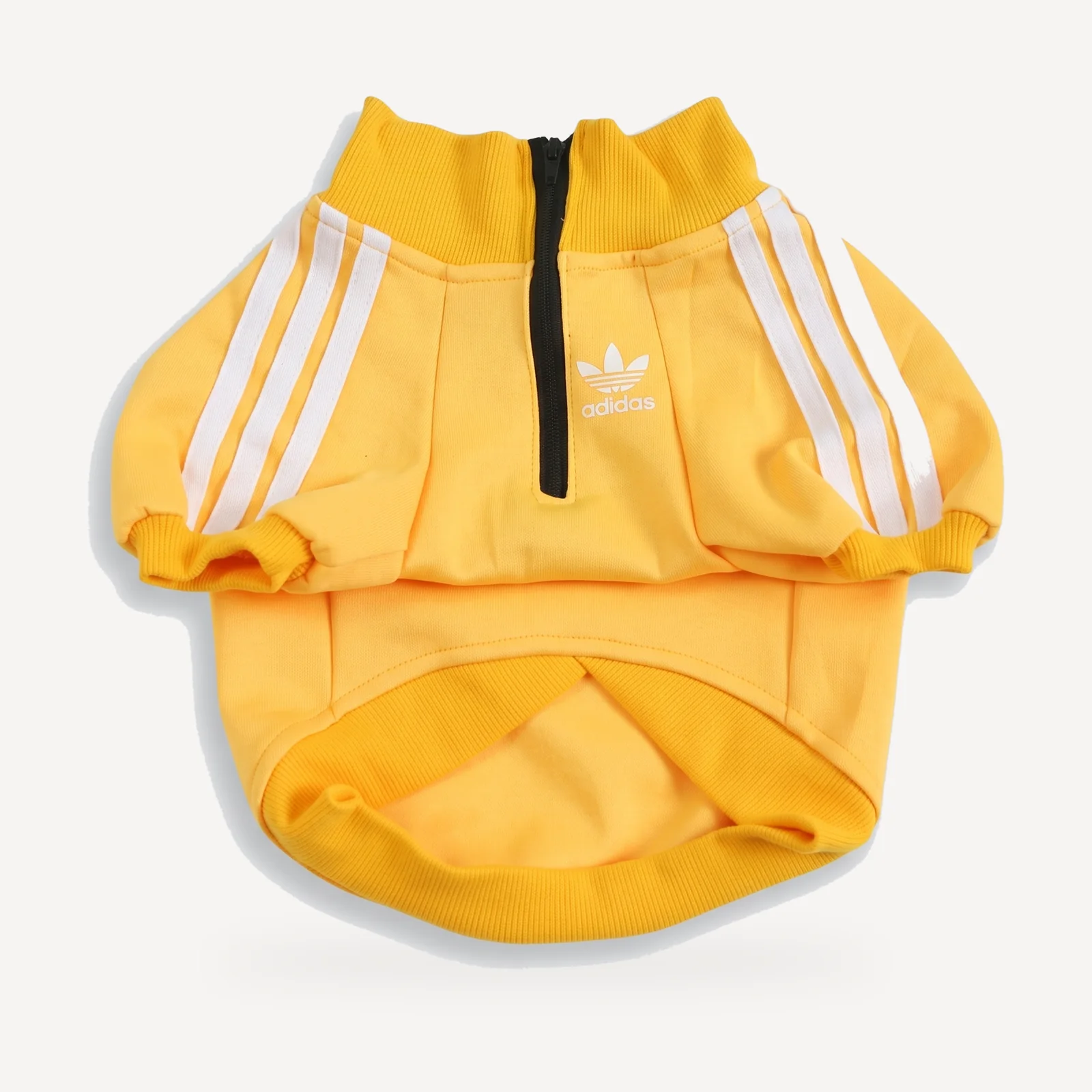 Adidog Half-Zip Track Jacket in yellow