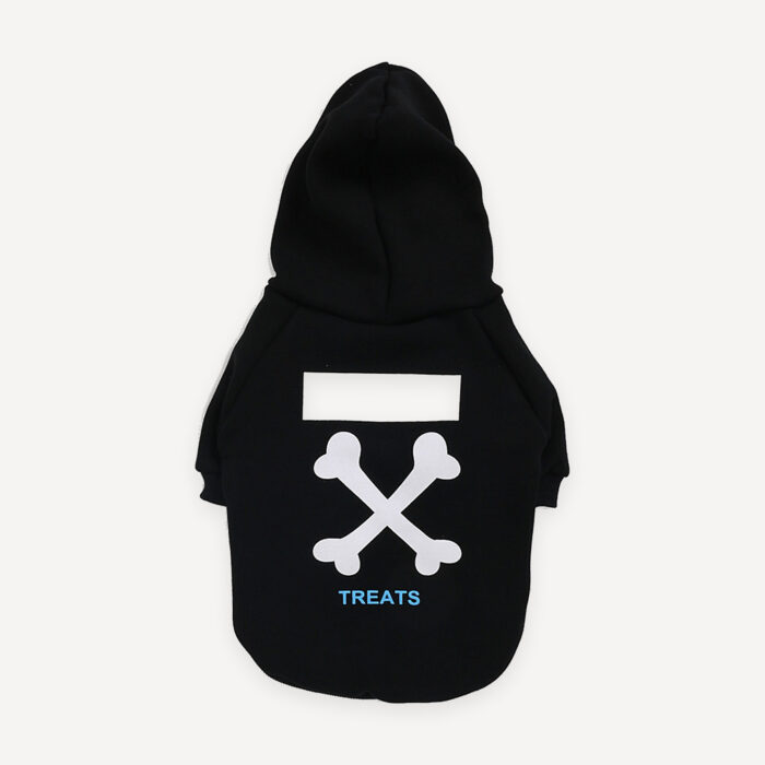 Diagonal Stripe dog hoodie inspired by Off-White view 3