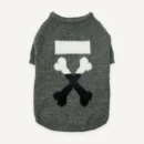 Diagonal Stripe Fleece dog vest inspired by Off-White view 2