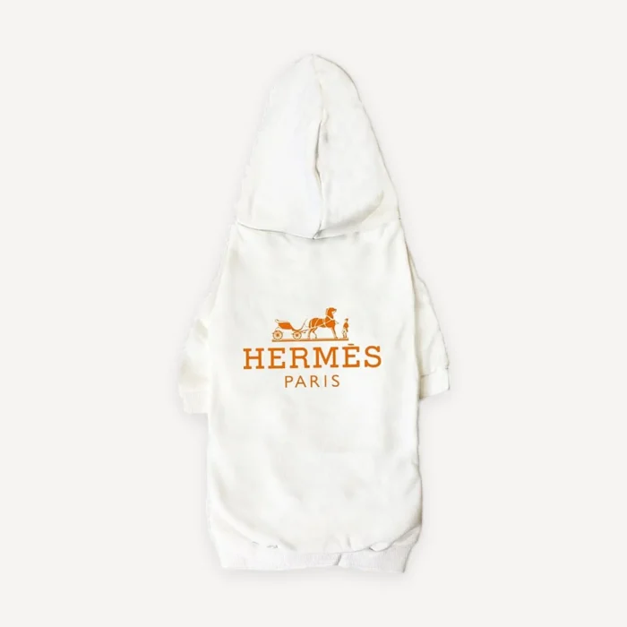 Hairmes Logo Print dog hoodie view 9