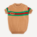 Web Stripe Knit dog sweater inspired by Gucci