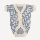 Two-Tone Monogram dog cardigan inspired by Gucci view 3