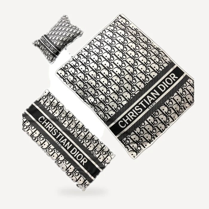 Oblique Blanket dog set inspired by Dior