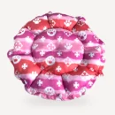 Pink Monogram Puffy Dog dog bed inspired by Louis Vuitton view 2