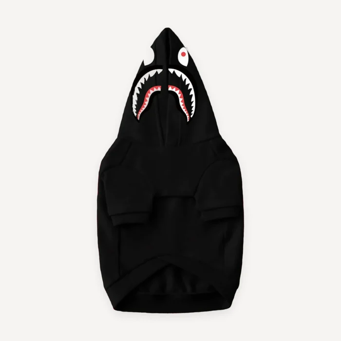 Shark Hood Dog dog hoodie inspired by BAPE view 8