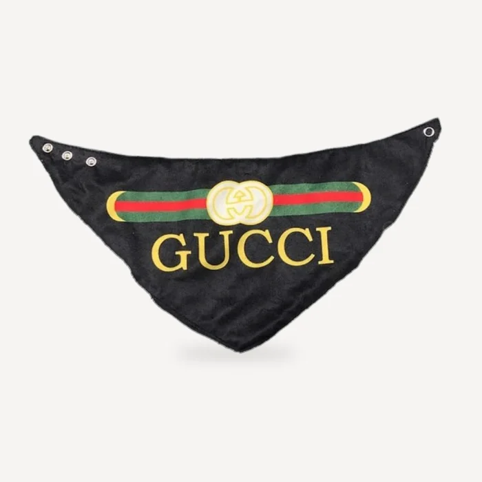 Web Stripe dog bandana inspired by Gucci