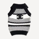 Diagonal Stripe Knit dog sweater inspired by Chanel