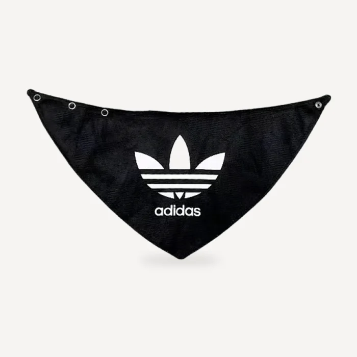 Three-Leaf Logo dog bandana inspired by Adidas
