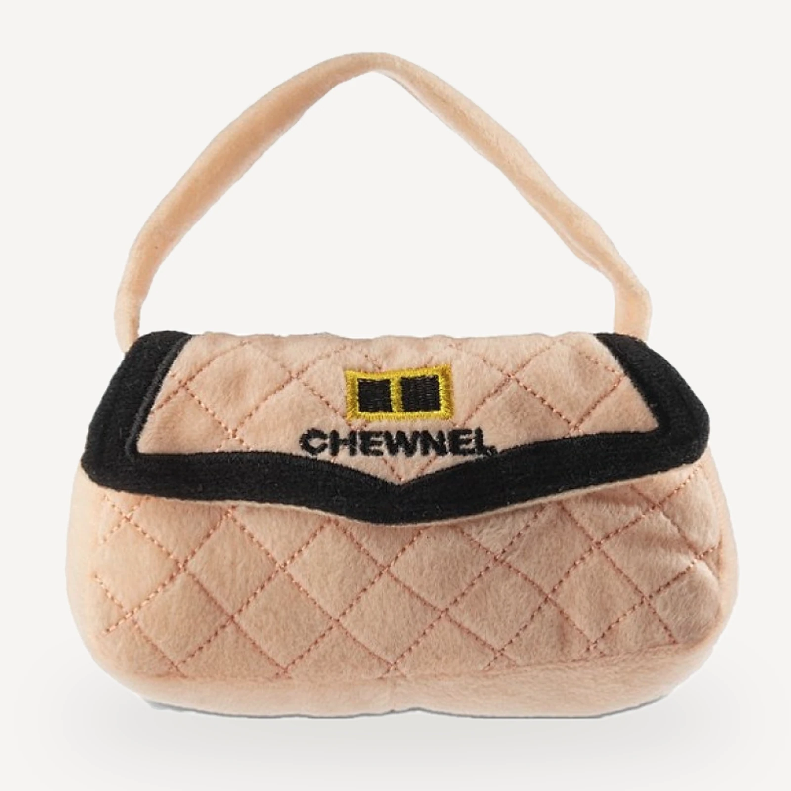 Plush Accessory S dog toy inspired by Chanel view 3