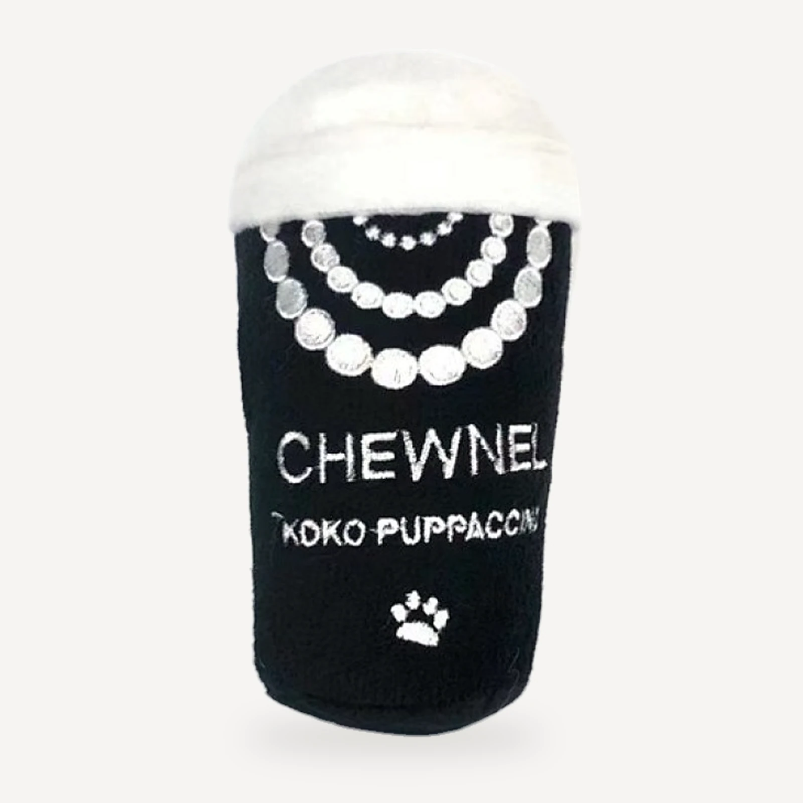 Plush Accessory S dog toy inspired by Chanel view 8