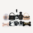 Plush Accessory S dog toy inspired by Chanel view 10