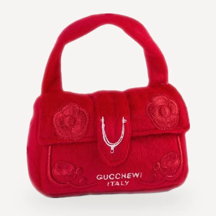 Plush Bag & Bone Toy dog set inspired by Gucci