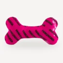 Logo Plush Bone dog toy inspired by Balenciaga
