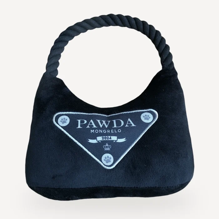Plush Bag & Bone Toy dog set inspired by Prada