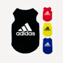 Logo dog tank inspired by Adidas view 2