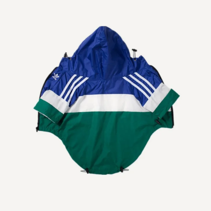 Adidog Windbreaker dog windbreaker, Adidas inspired