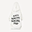 dog hoodie inspired by Anti Social Social Club