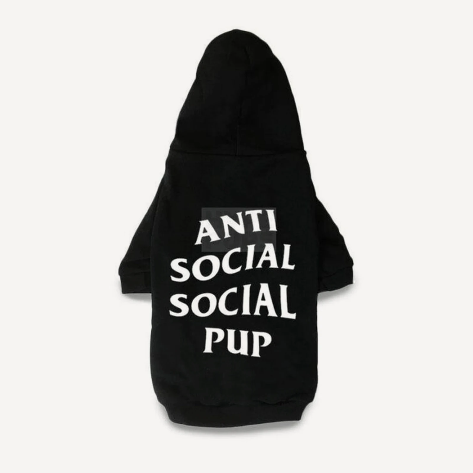 dog hoodie inspired by Anti Social Social Club view 2