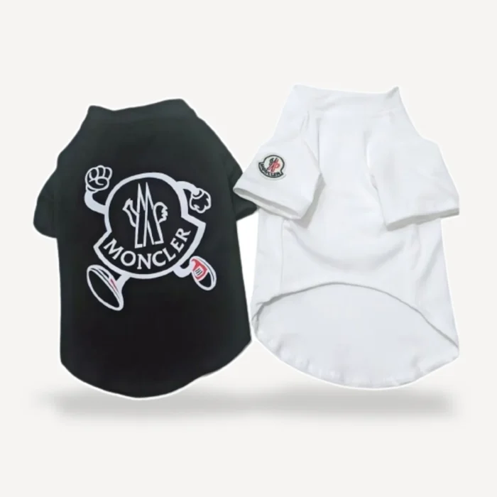 Classic dog tee inspired by Moncler view 5