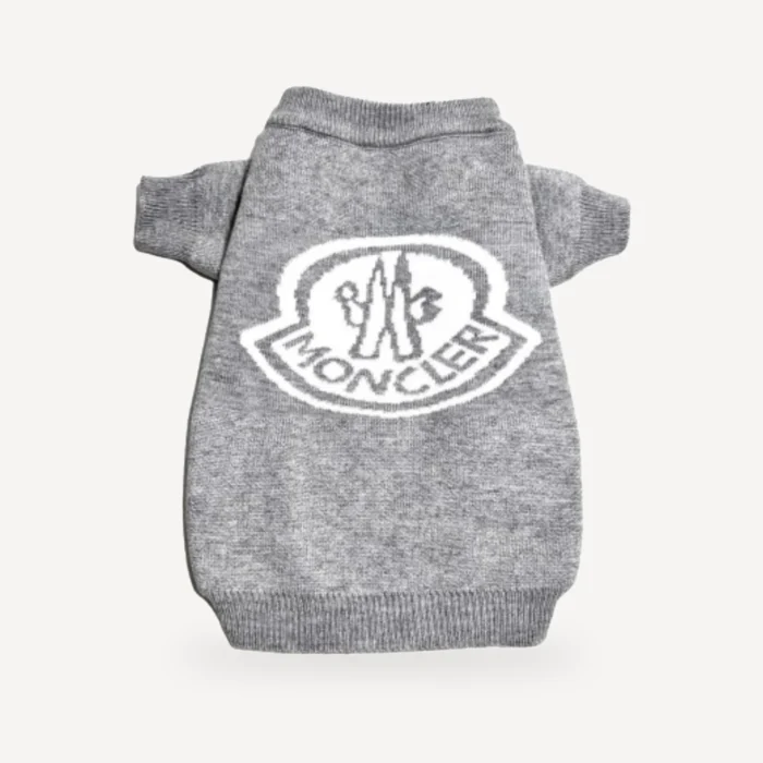 Logo dog sweater inspired by Moncler view 2