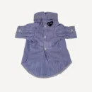 Striped Button dog shirt inspired by Comme des Garcons