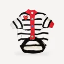 Striped dog cardigan inspired by Comme des Garcons view 4