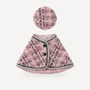 Bouclé dog cape inspired by Chanel view 7