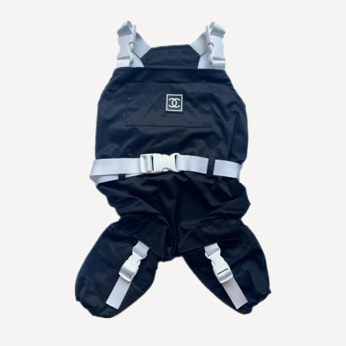 Buckle dog overalls inspired by Chanel view 4