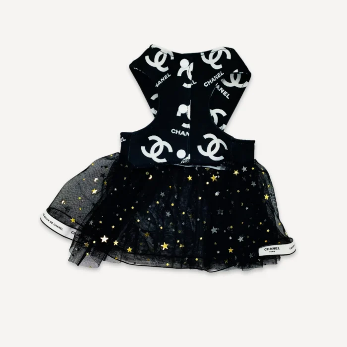 Celestial Tulle dog dress inspired by Chanel view 2