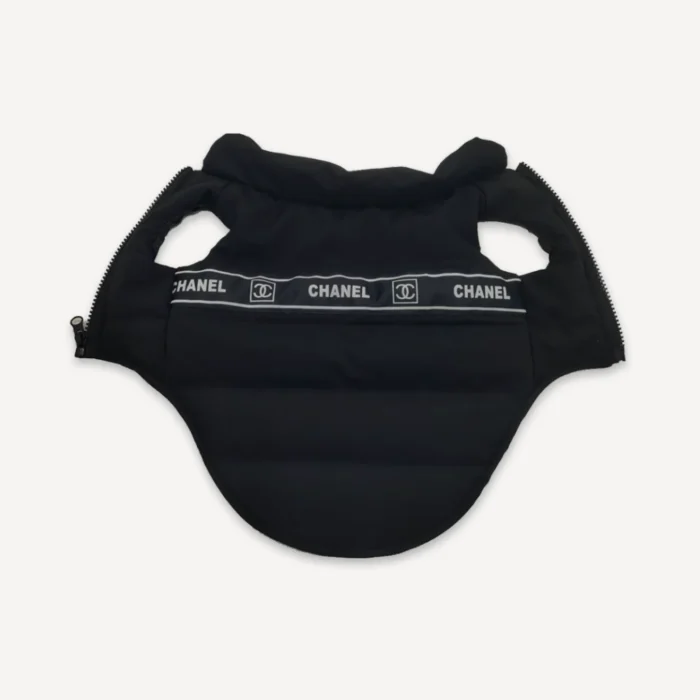 Logo Band dog vest inspired by Chanel view 7